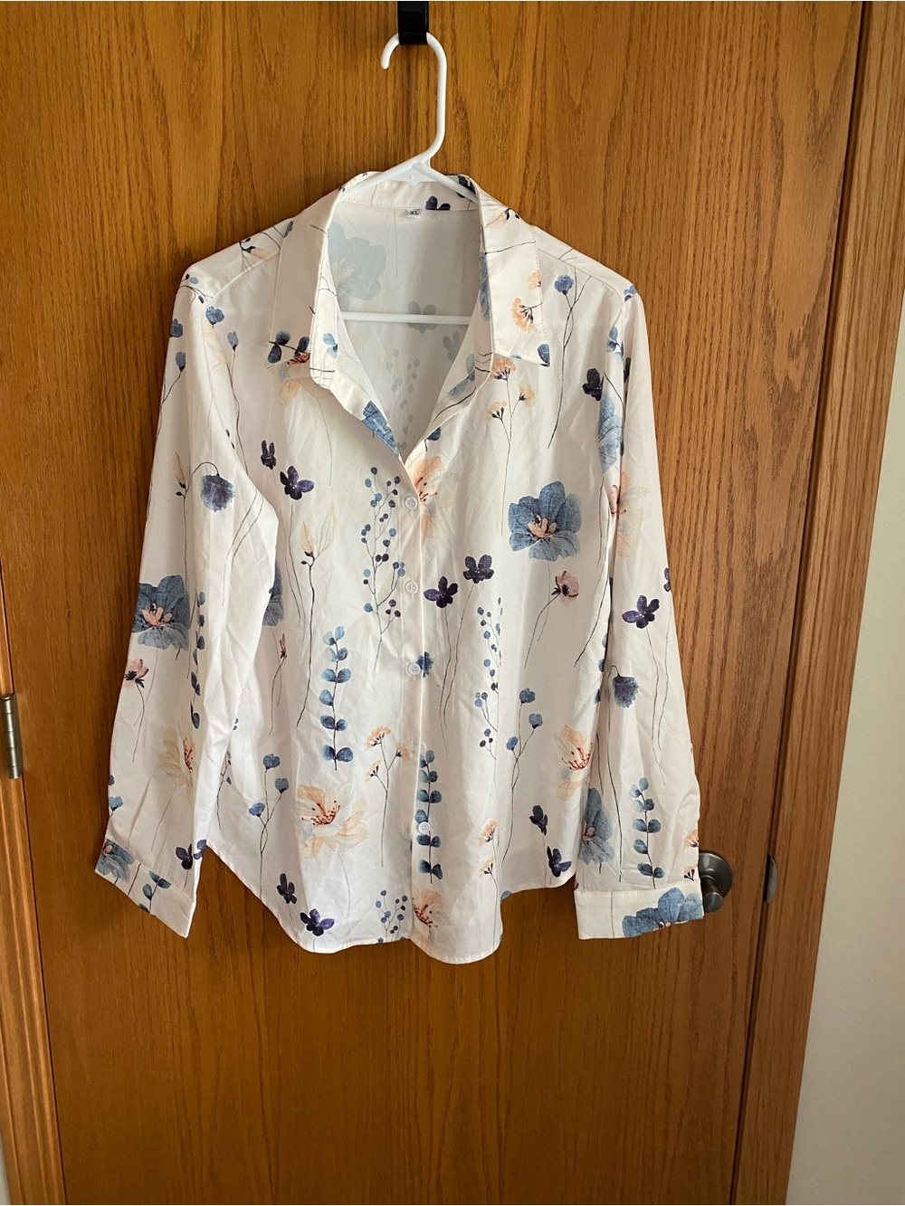 Shein Women’s Flowered Button Blouse